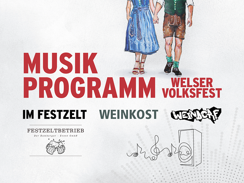 Line-up Festzelt, Weindorf, Weinkost